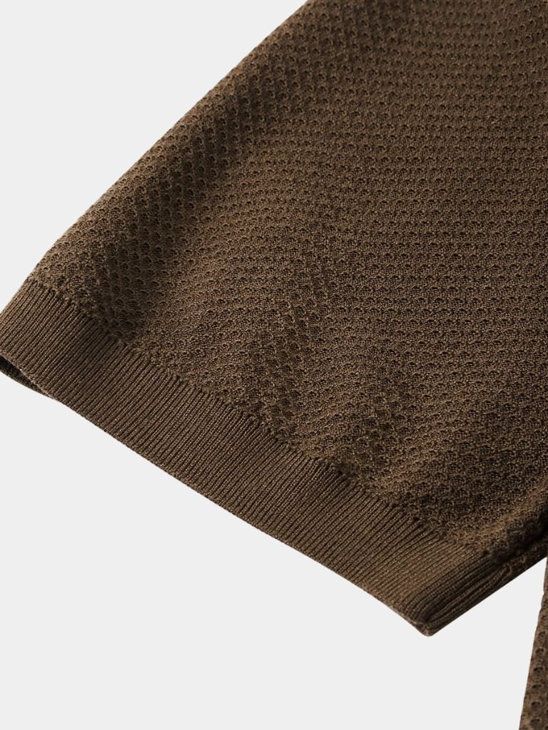 Brownstone Polo Shirt — North Row | Worn Look