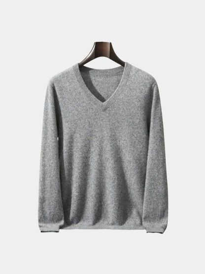 Cashmere V Neck Knitwear Sweater - North Row