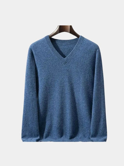 Cashmere V Neck Knitwear Sweater - North Row