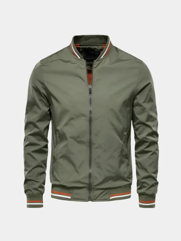 Casual Bomber Jacket — North Row | Front View