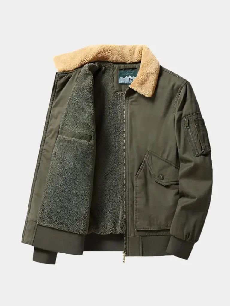 Casual Fleece Jacket — North Row | Front View