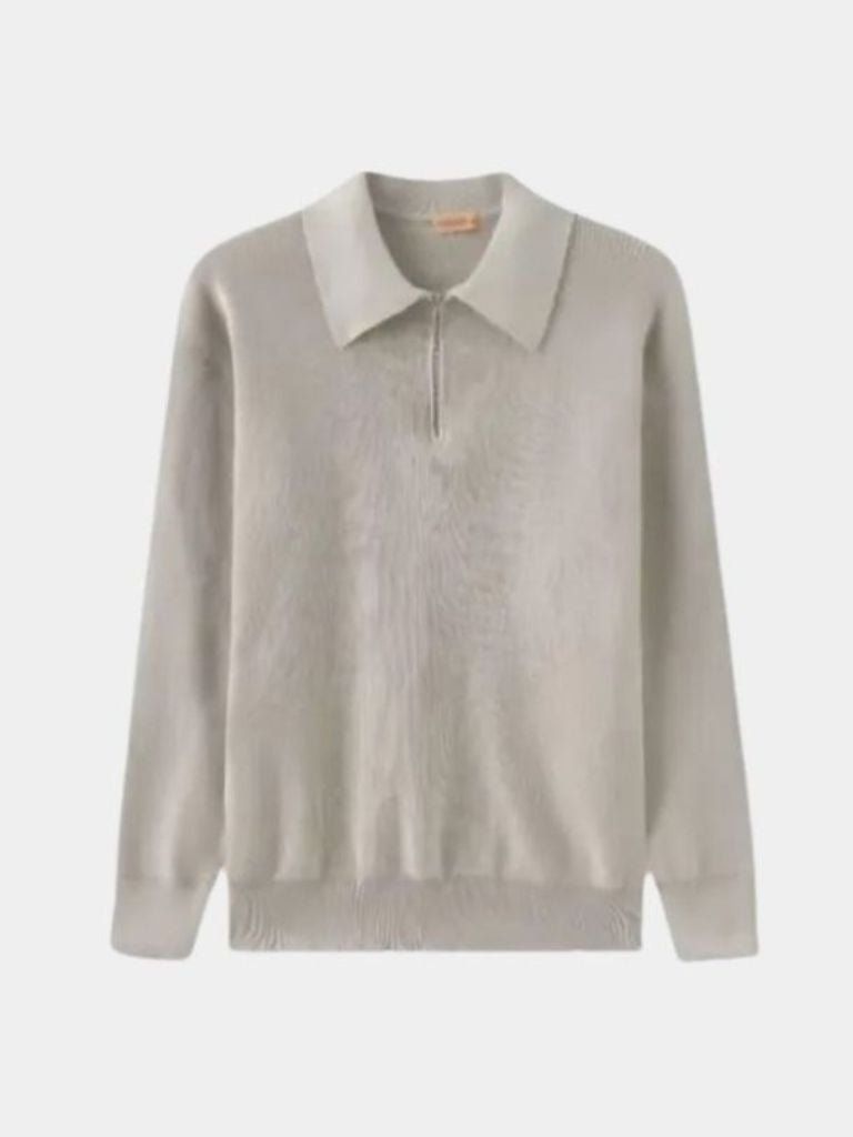 Casual Polo Pullover — North Row | Side View