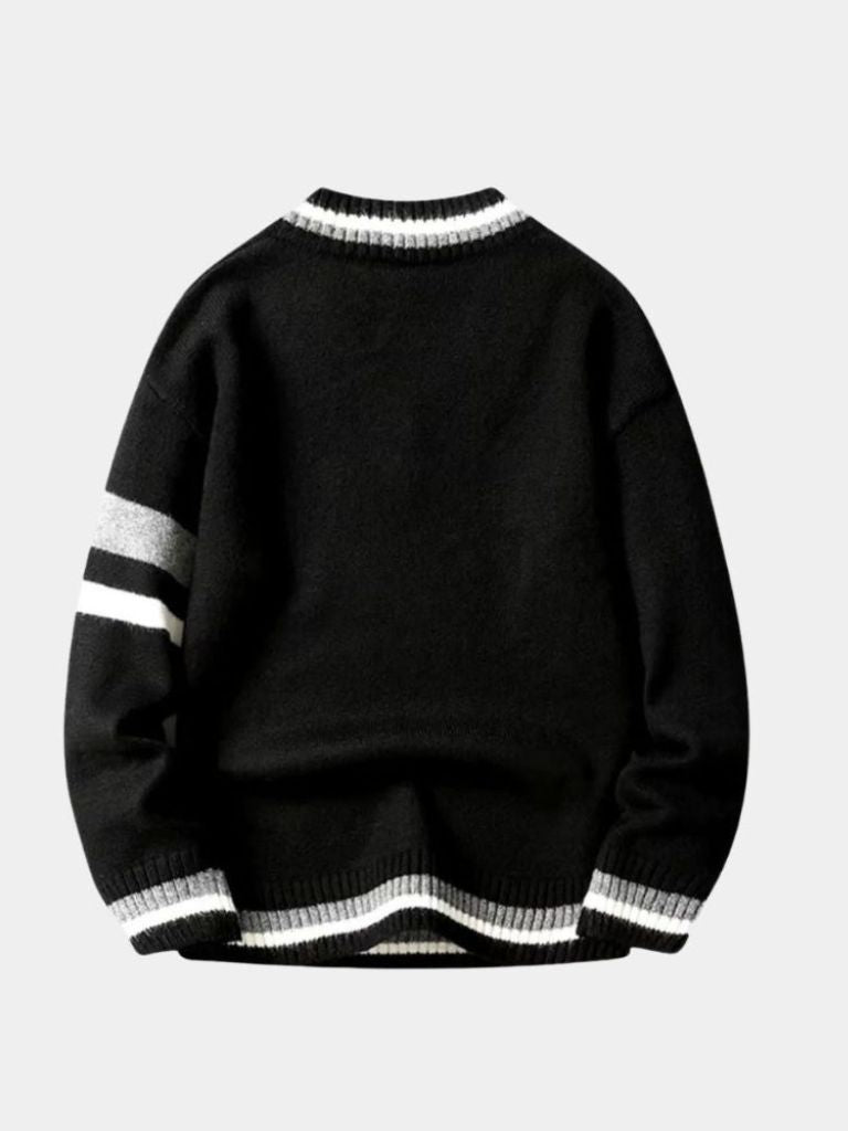 Classic V-Neck Sweater — North Row | Close-Up
