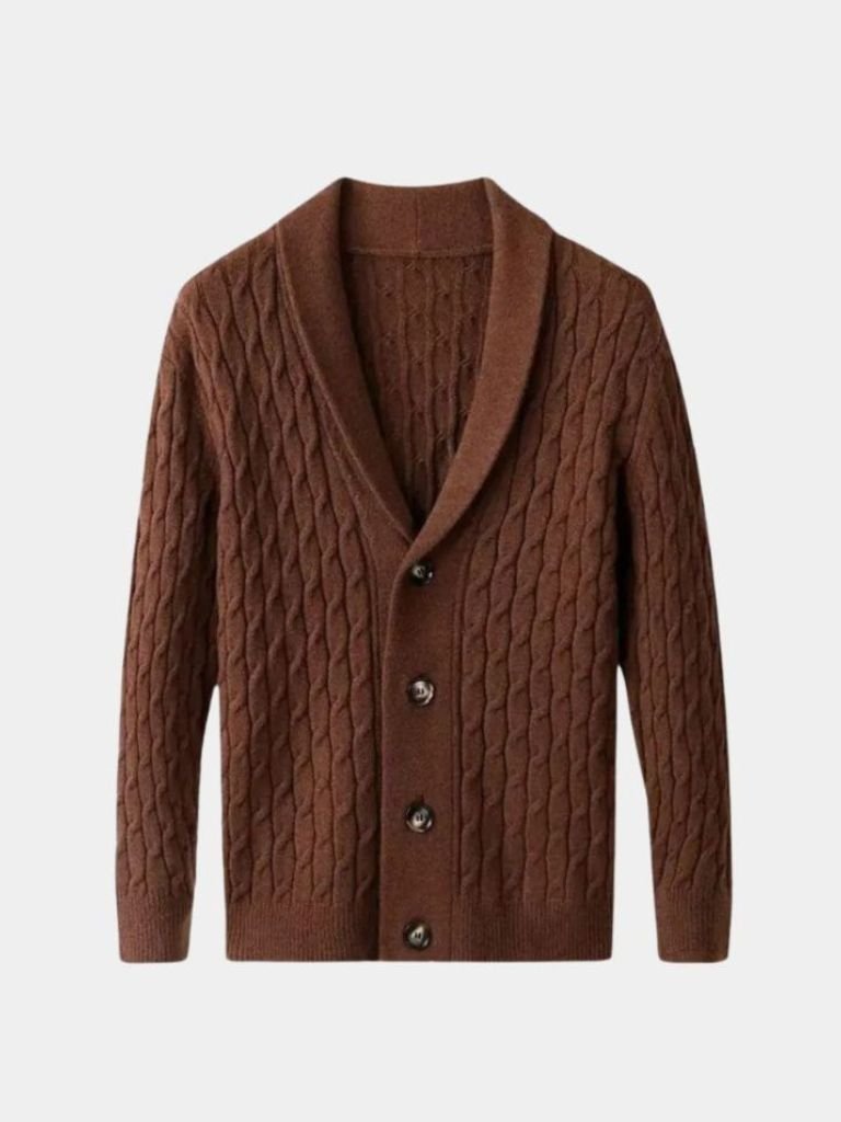 Cozy Classic Cardigan — North Row | Side View