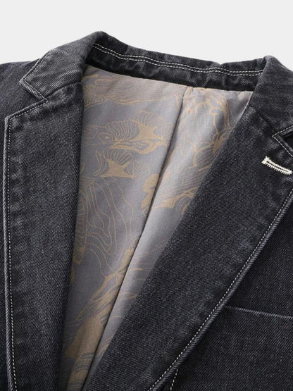 Denim Covenant Blazer Jacket – North Row