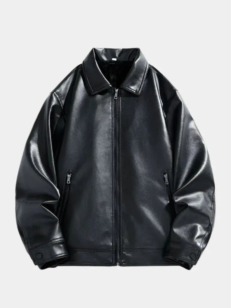Denver Leather Jacket — North Row | Front View