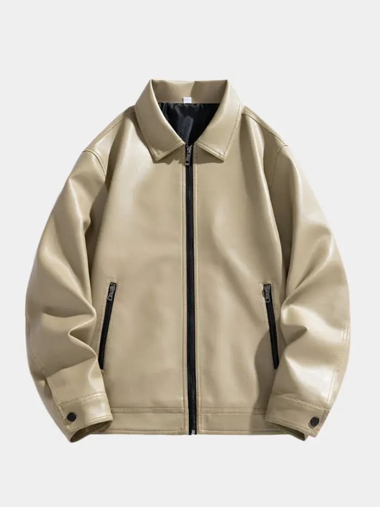 Denver Leather Jacket — North Row | Close-Up