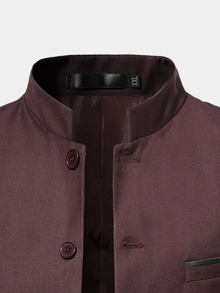 Elegant Collar Jacket — North Row | Detail View