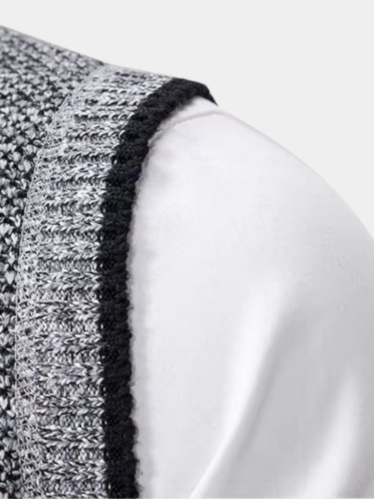 Elegant Full-Zip Sweater Vest — North Row | Lifestyle