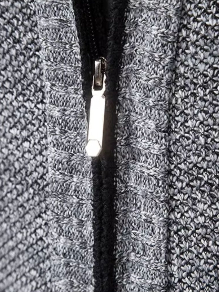 Elegant Full-Zip Sweater Vest — North Row | Back View