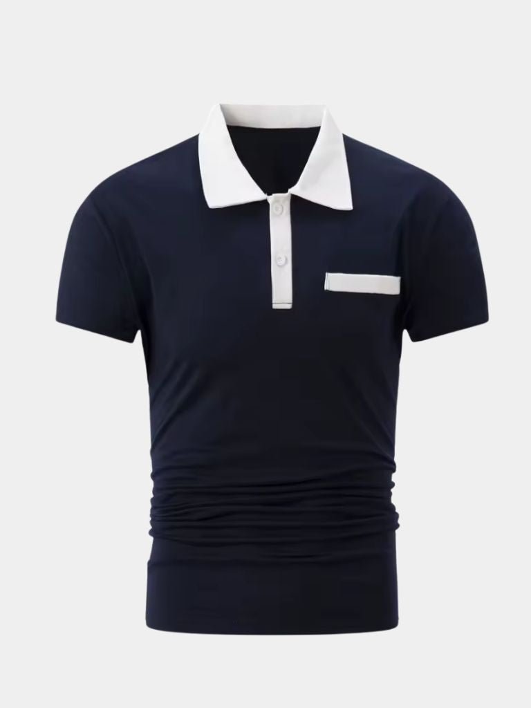Elegant Golf Polo Shirt — North Row | Side View