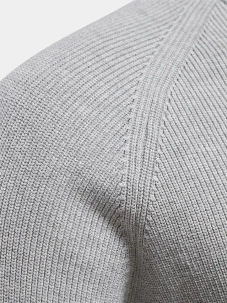 Elegant Quarter Zip Sweater — North Row | Detail View