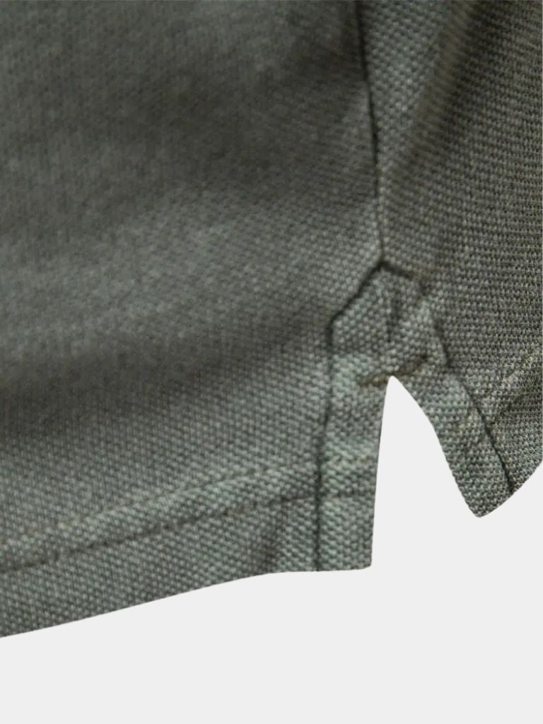 Essential Cotton Polo Shirt — North Row | Detail View