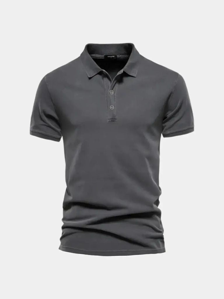 Essential Cotton Polo Shirt — North Row | Worn Look