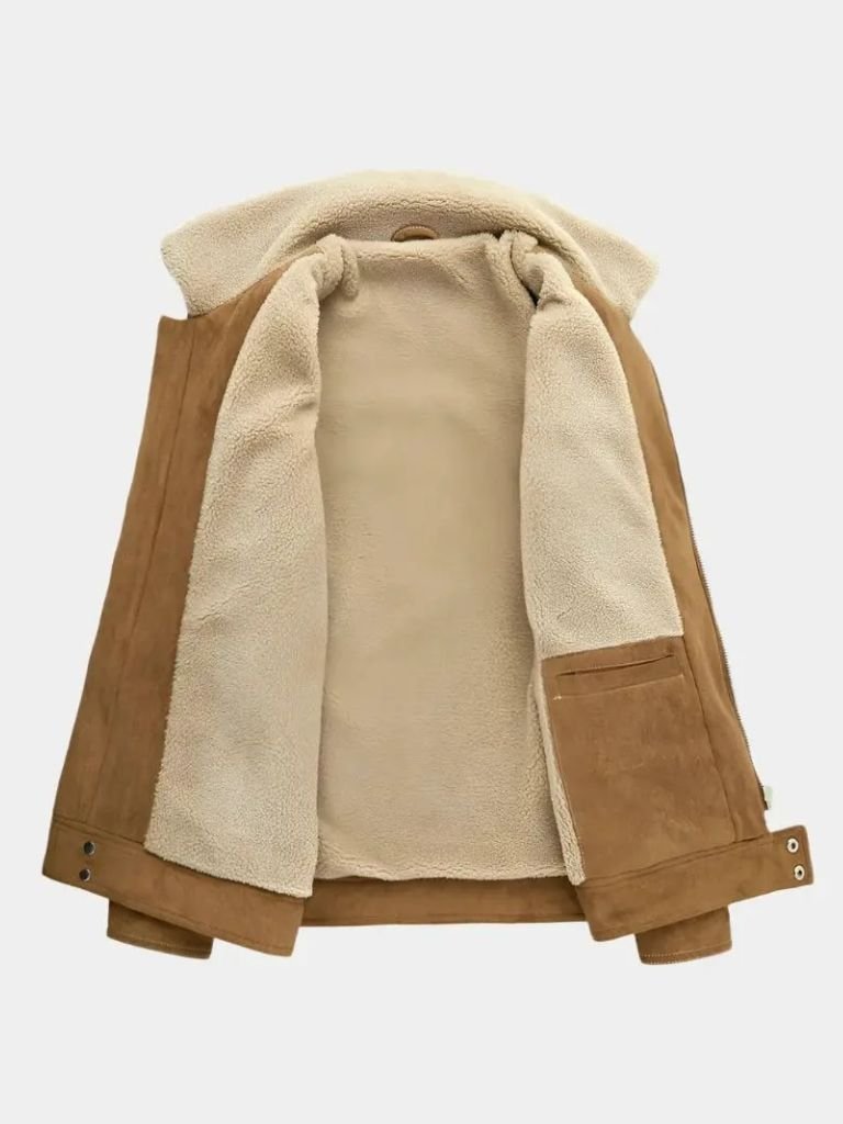 Essential Fleece Suede Jacket - North Row