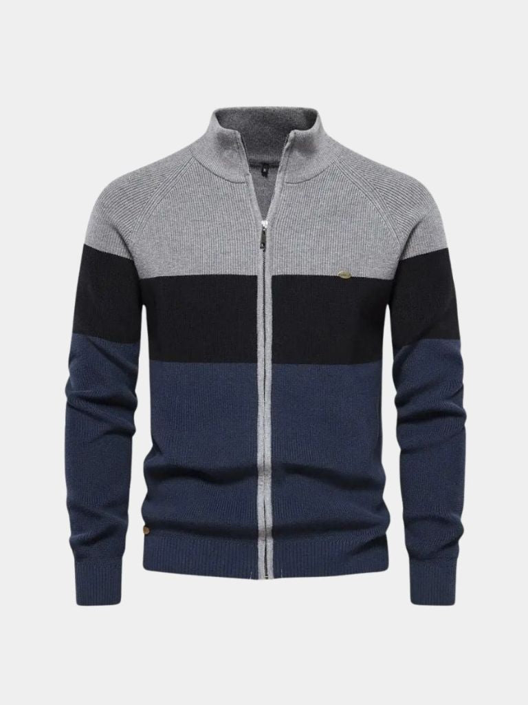 Essential Knit Zipper Sweater — North Row | Side View