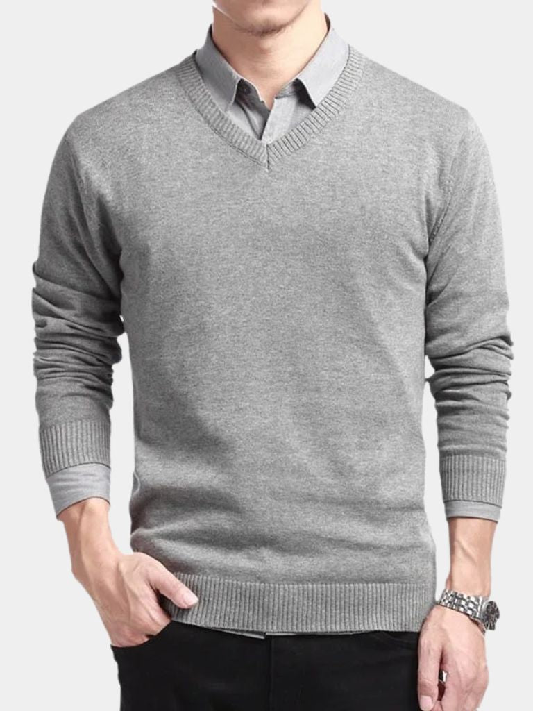 Premium Essential Pullover — North Row | Flat Lay