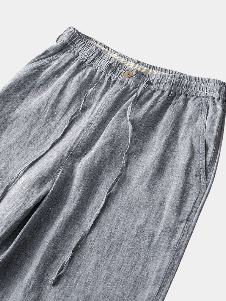 Gris Mariner Linen Shorts — North Row | Worn Look
