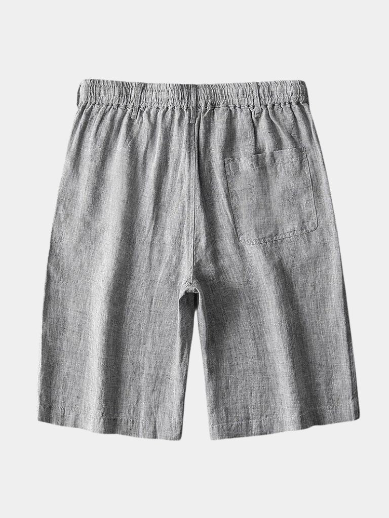 Gris Mariner Linen Shorts — North Row | View 15