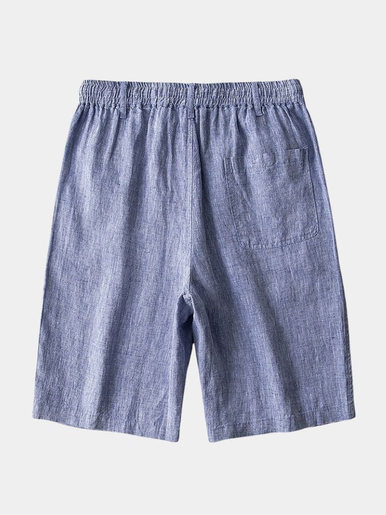 Gris Mariner Linen Shorts — North Row | View 14