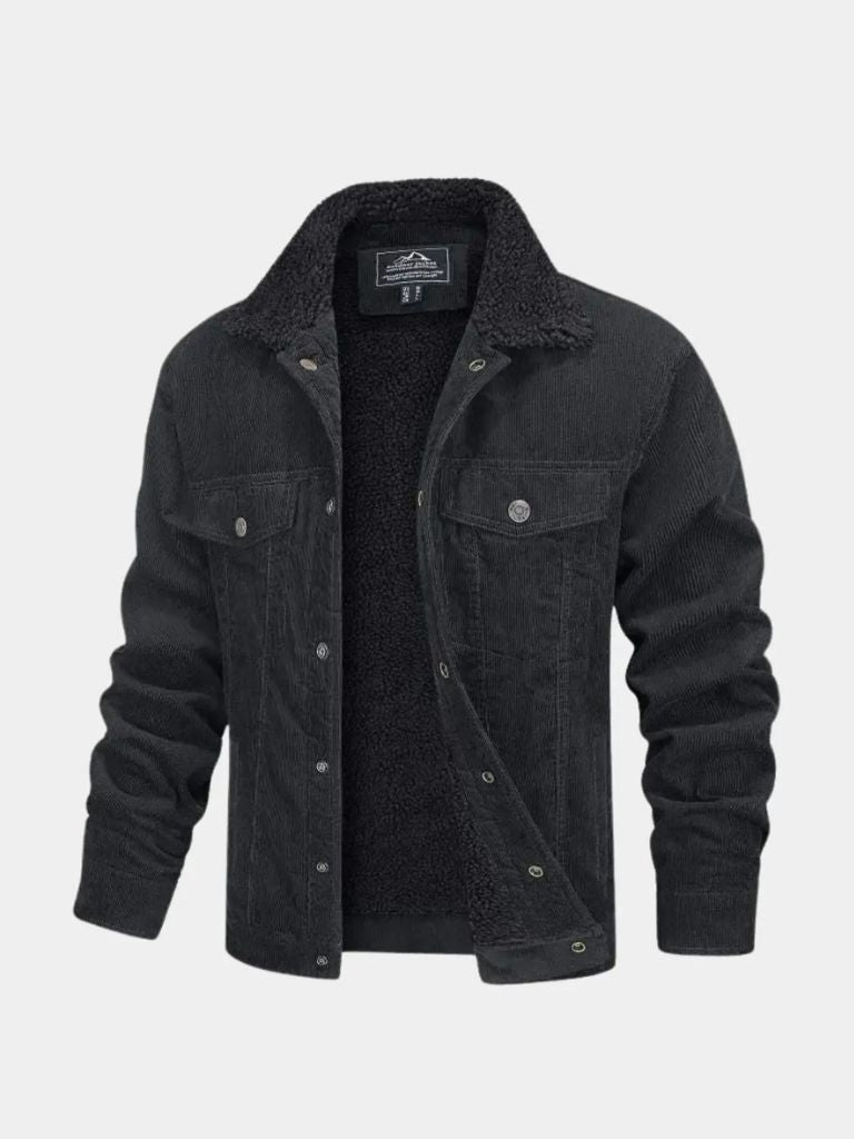 Heritage Corduroy Sherpa Jacket — North Row | Full Length