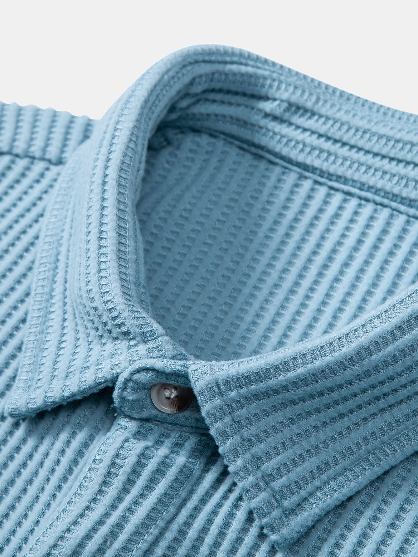 Waffle Button Up Shirt — North Row | Full Length