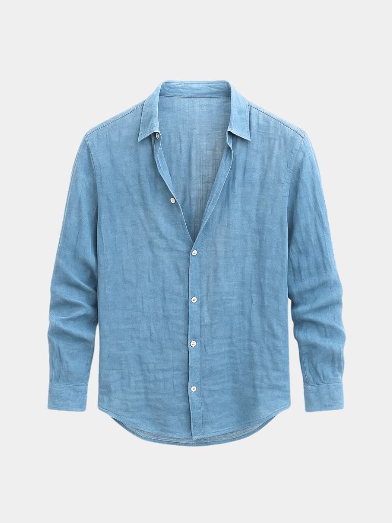 [SPECIAL PACK] Linen Reverie Summer Shirt — North Row | Model Wearing