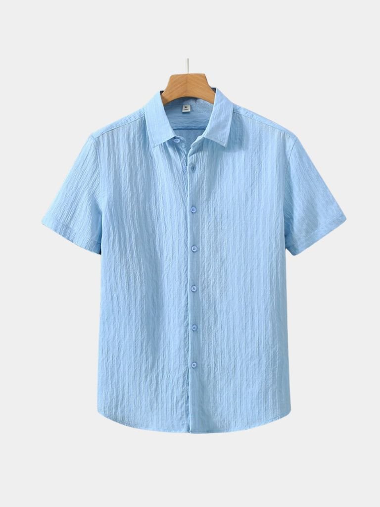 Lumière Linen Shirt — North Row | Collar Detail