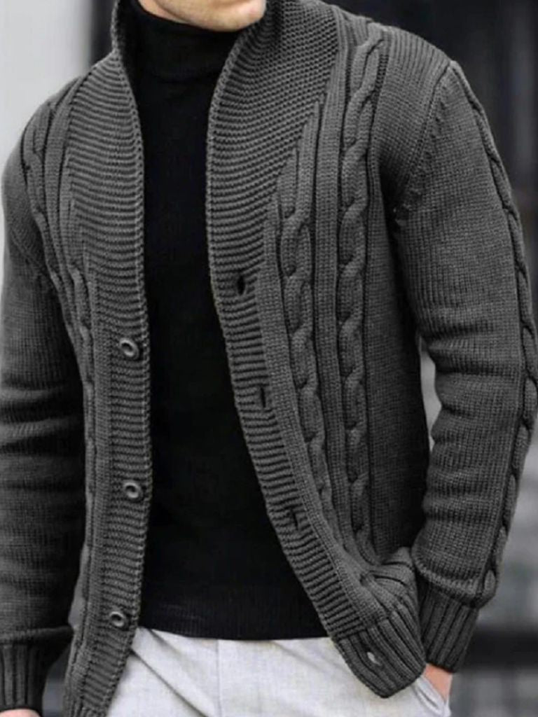 Men's Elegant Knit Cardigan — North Row | Lifestyle