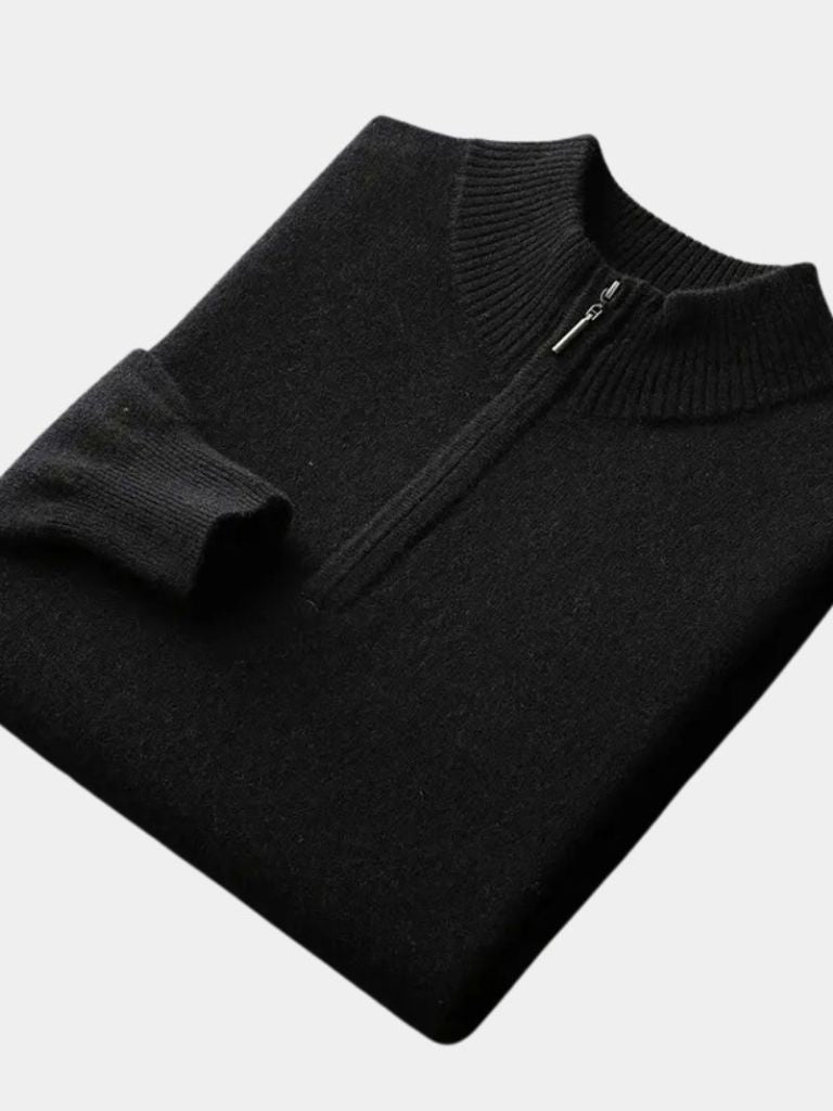 Merino Half Zip Sweater — North Row | Flat Lay