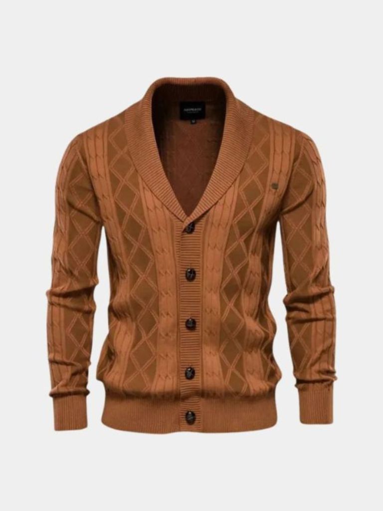 Minimalist Cardigan — North Row | Side View