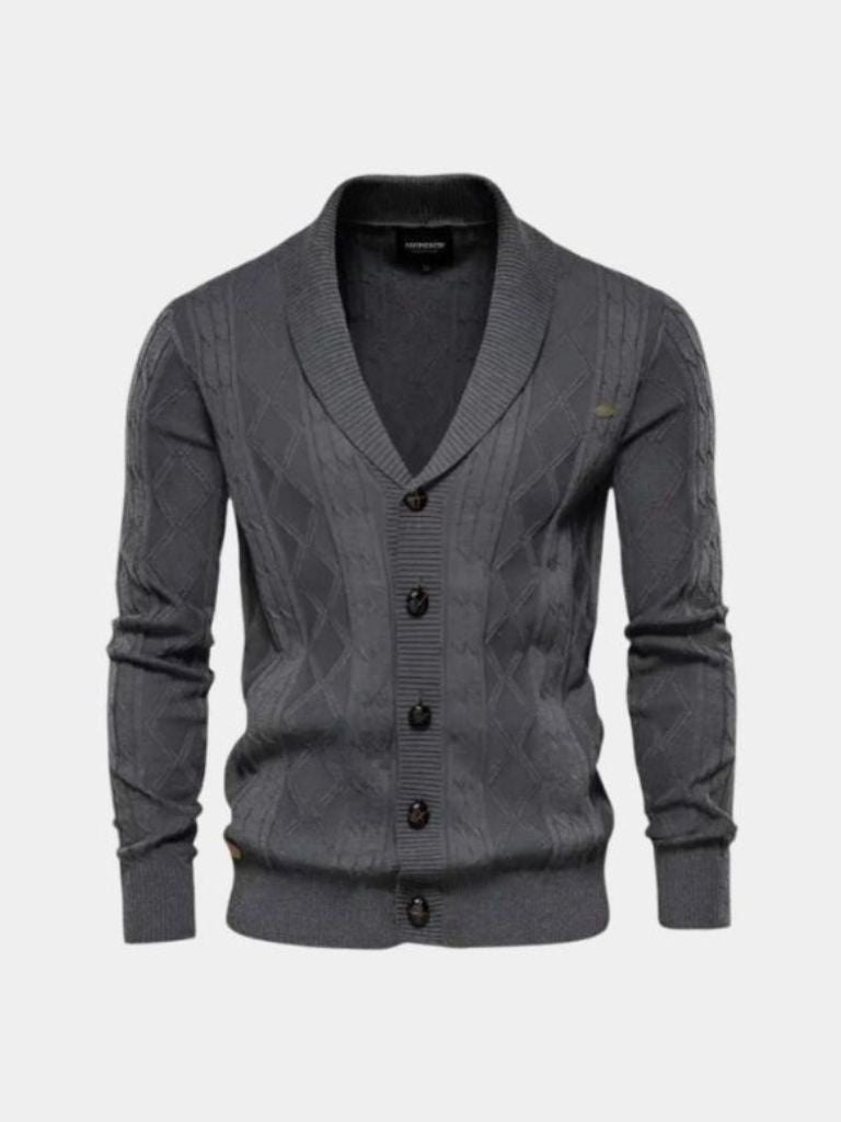 Minimalist Cardigan — North Row | Texture Detail