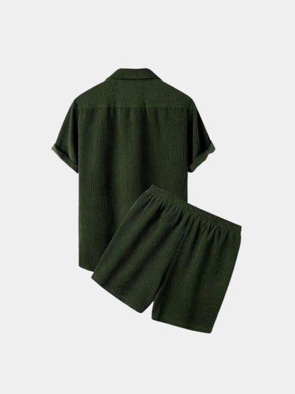 Summer Corduroy Set Shorts and Shirt - North Row
