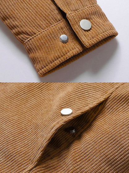 Minimalist Corduroy Sherpa Jacket - North Row