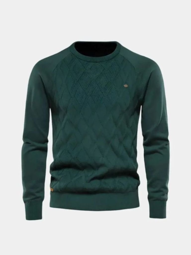 Minimalist Knit Pullover — North Row | Full Length