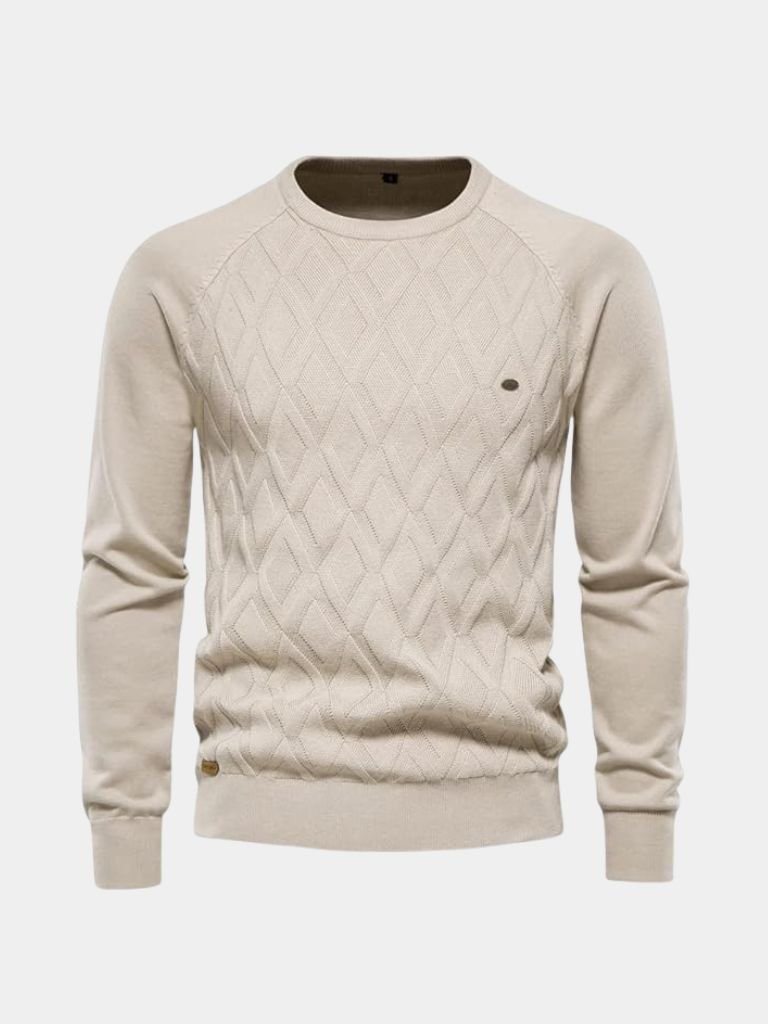 Minimalist Knit Pullover — North Row | Close-Up