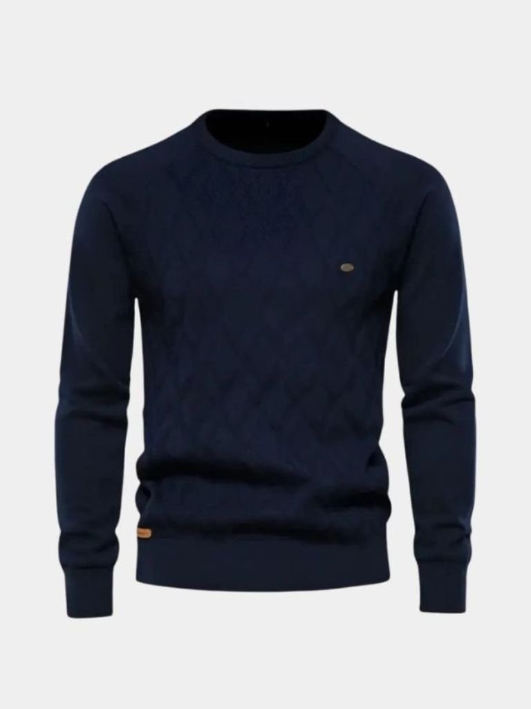 Minimalist Knit Pullover — North Row | Collar Detail