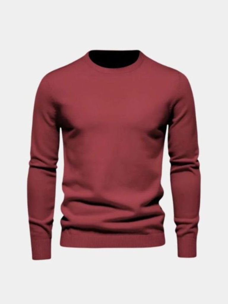 Premium Minimalist Pullover — North Row | Flat Lay