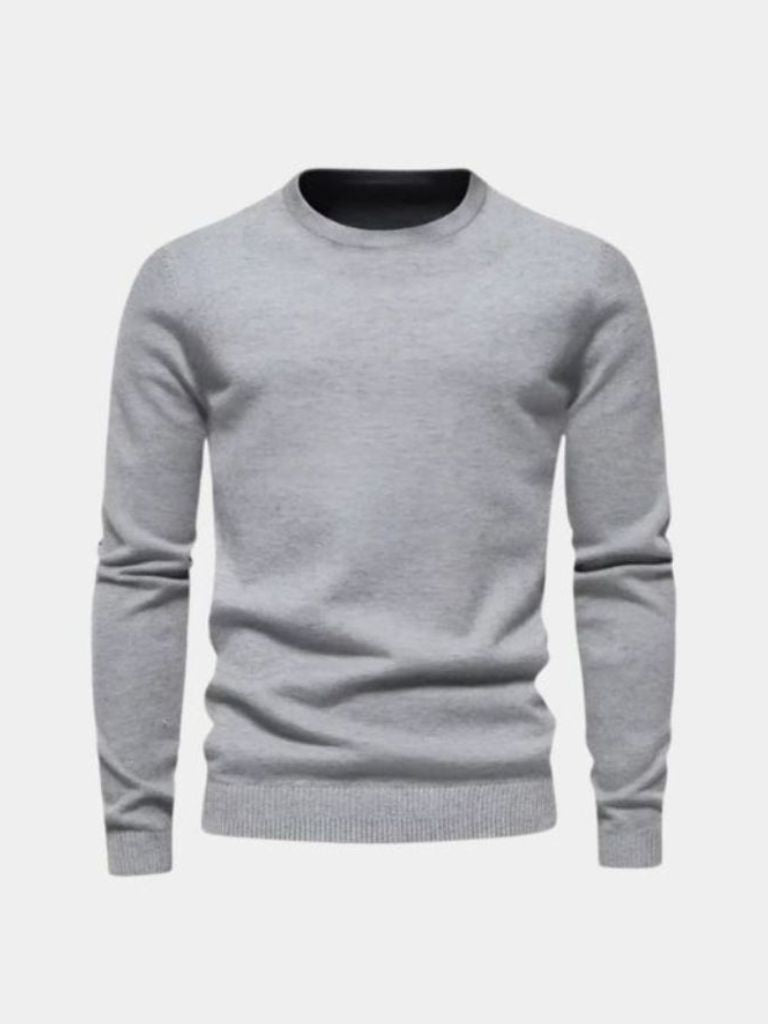 Premium Minimalist Pullover — North Row | Close-Up