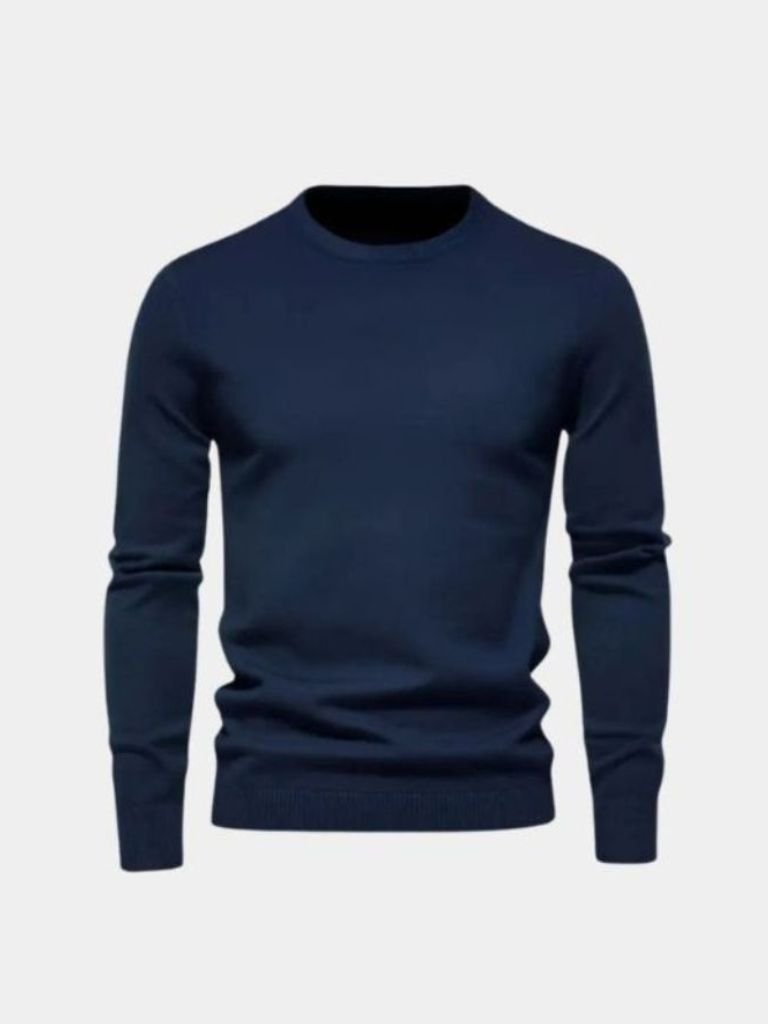 Premium Minimalist Pullover — North Row | Worn Look
