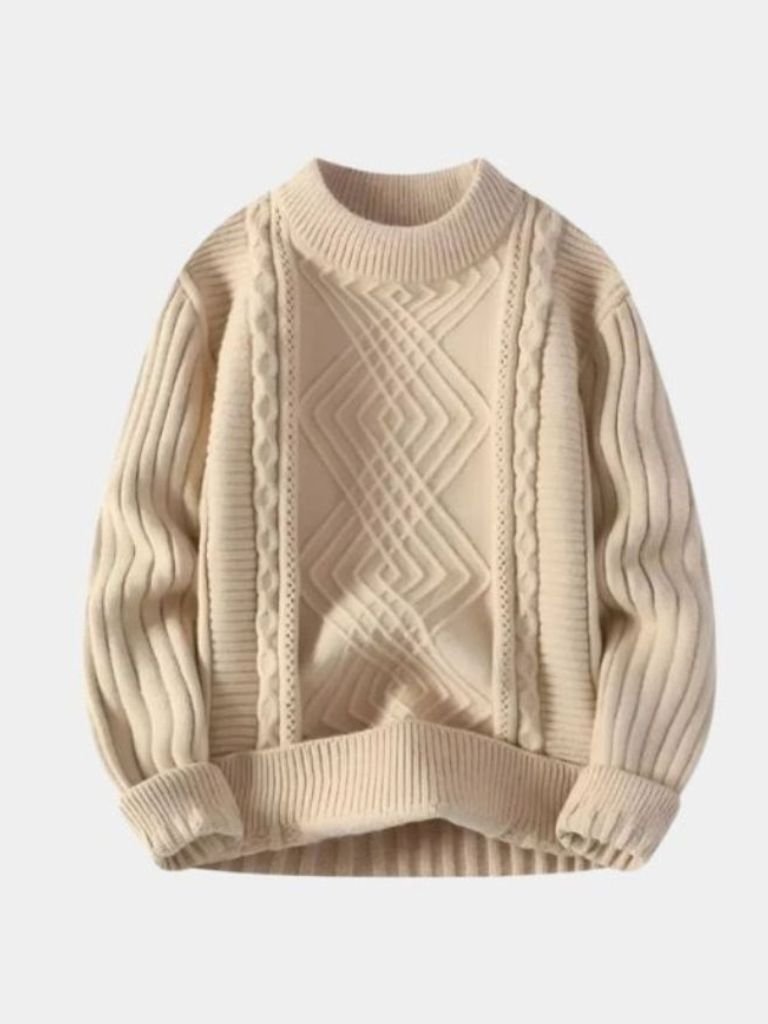 Minimalist Textured Sweater — North Row | Side View