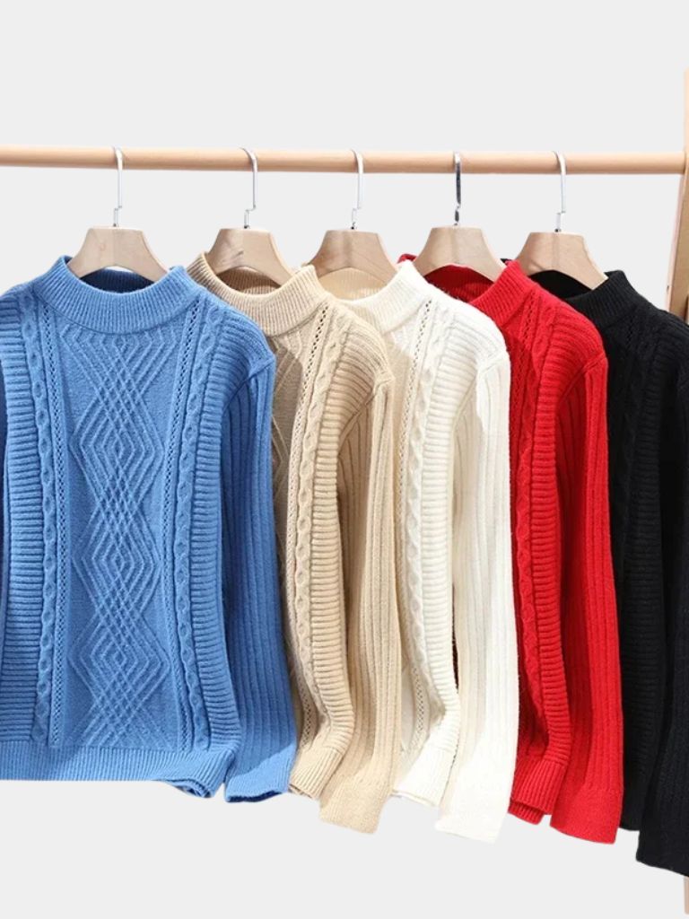 Minimalist Textured Sweater — North Row | Worn Look