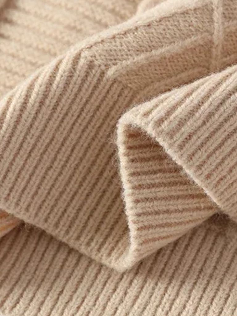 Minimalist Textured Sweater — North Row | Detail View
