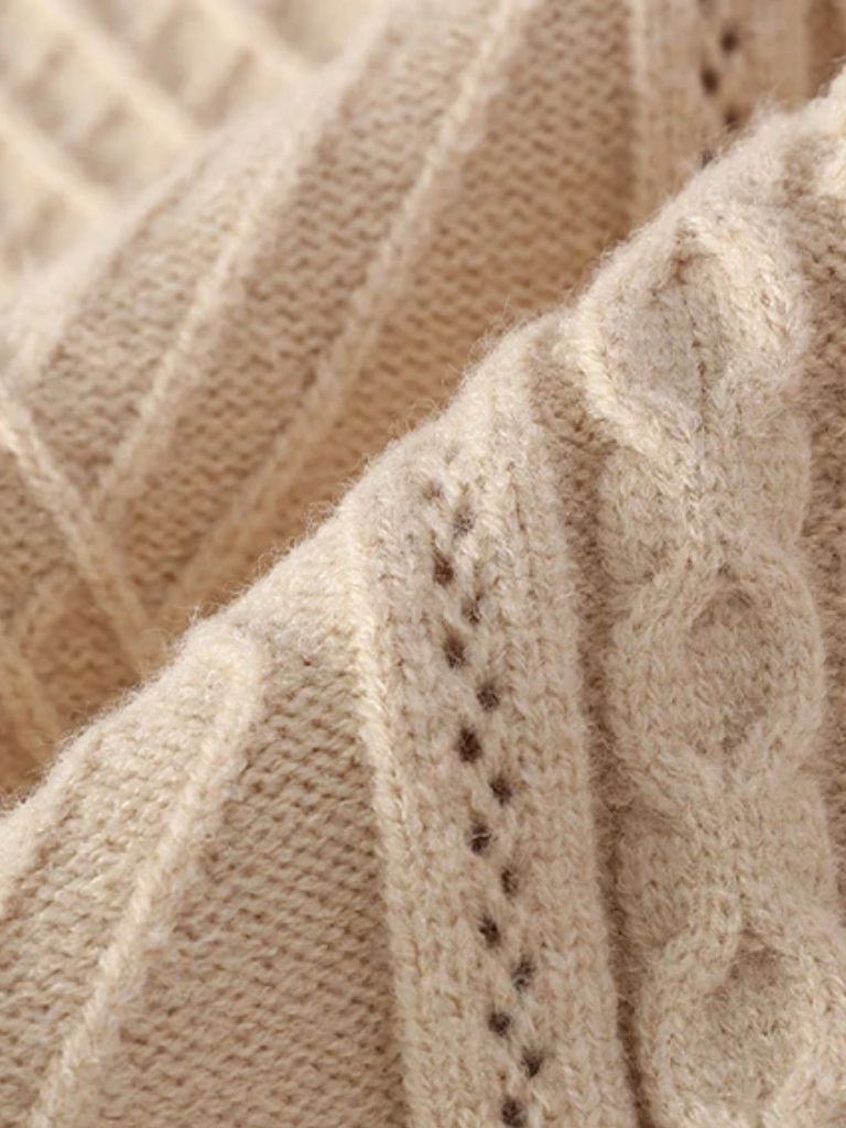 Minimalist Textured Sweater — North Row | Close-Up