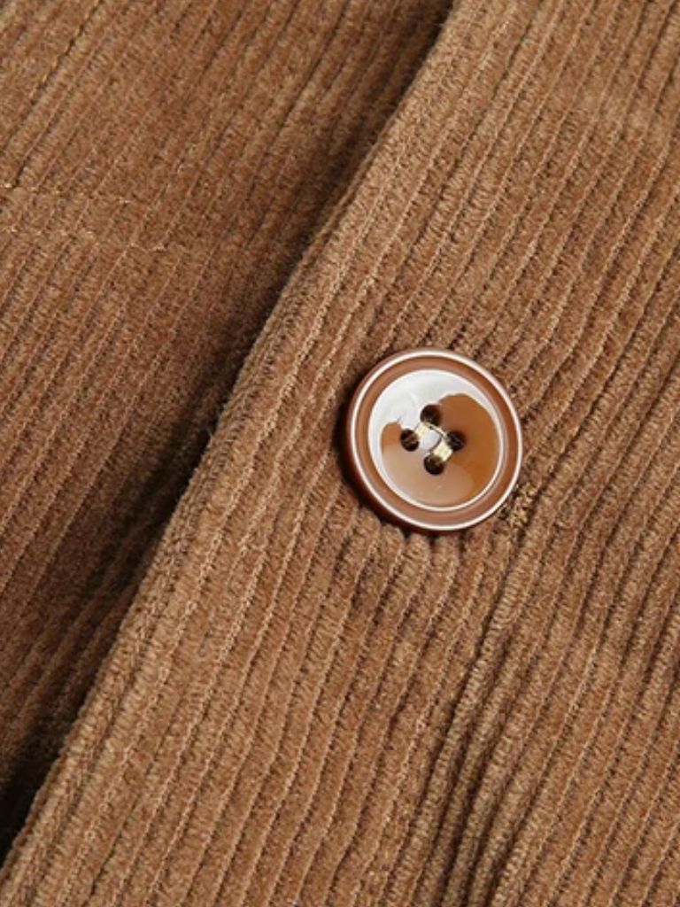 Minimalist Vintage Corduroy Jacket — North Row | Flat Lay