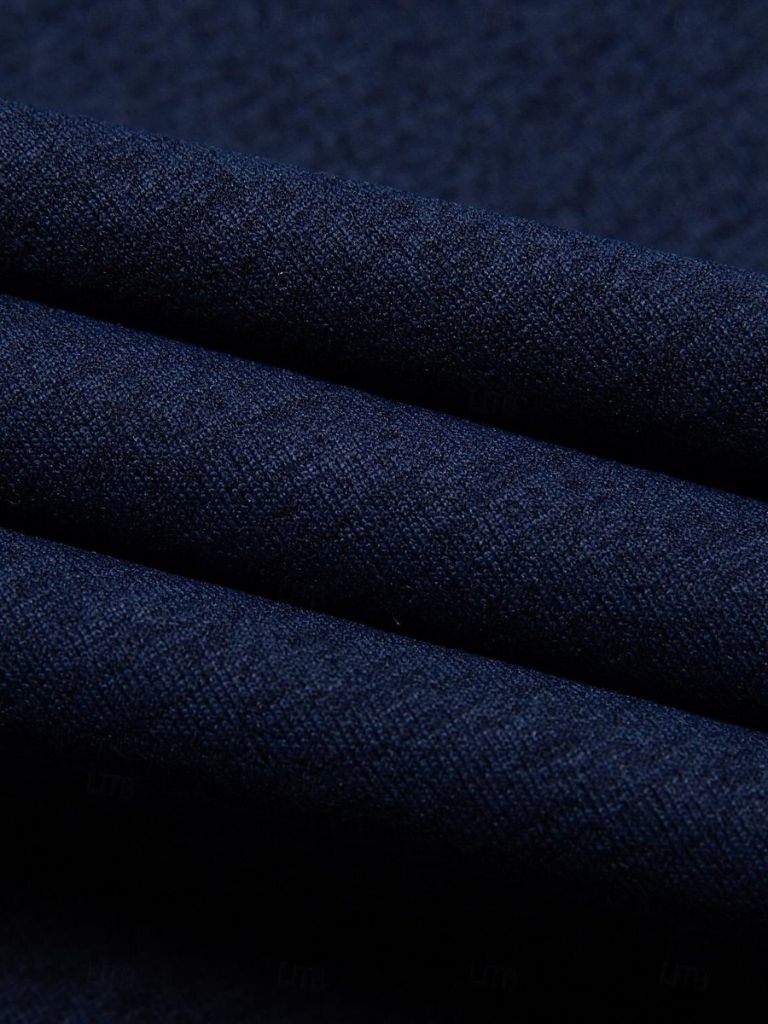 Navy Windsor Polo — North Row | Close-Up