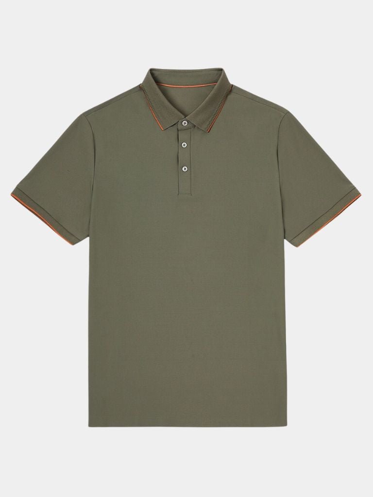 Noble Knit Polo Shirt — North Row | Collar Detail
