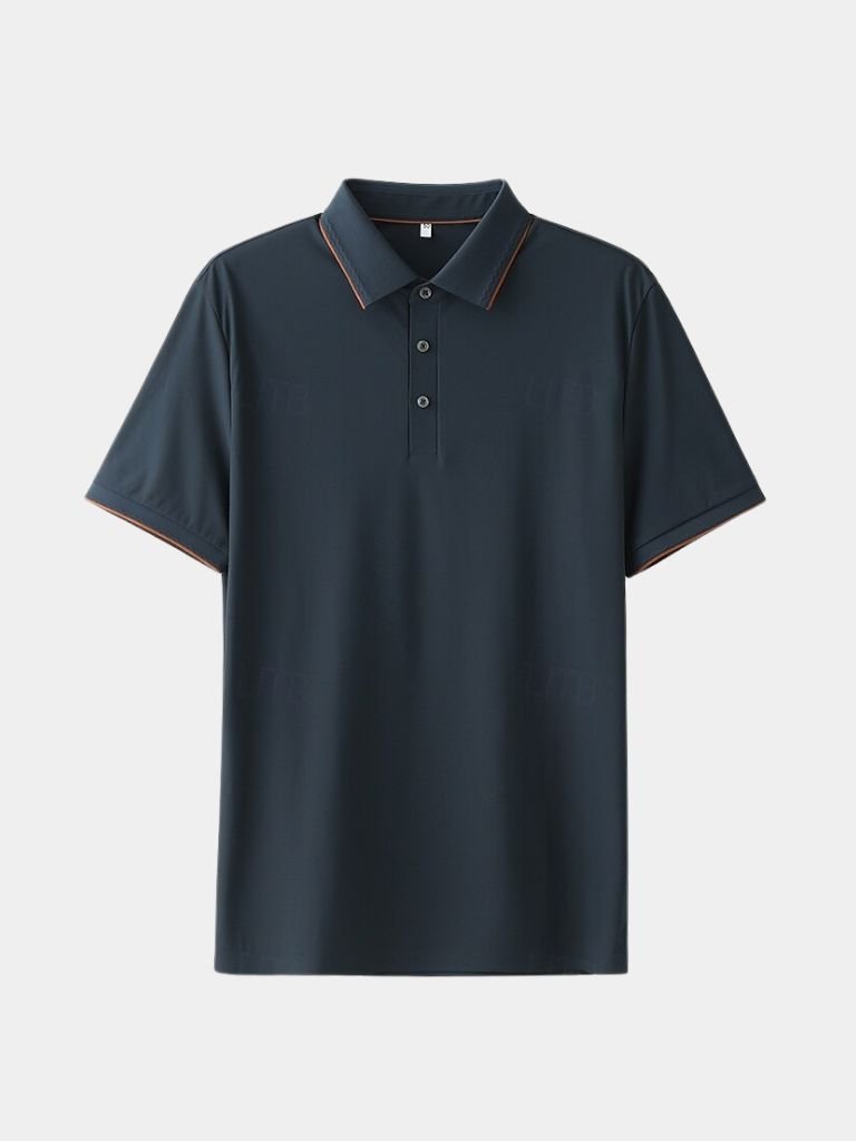 Noble Knit Polo Shirt — North Row | Full Length