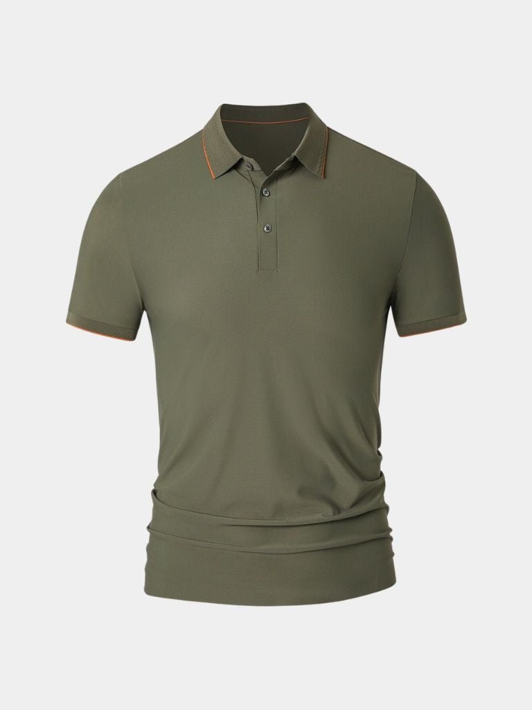 Noble Knit Polo Shirt — North Row | Side View