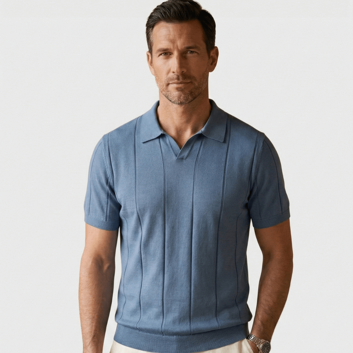 Portofino Polo Shirt — North Row | Side View